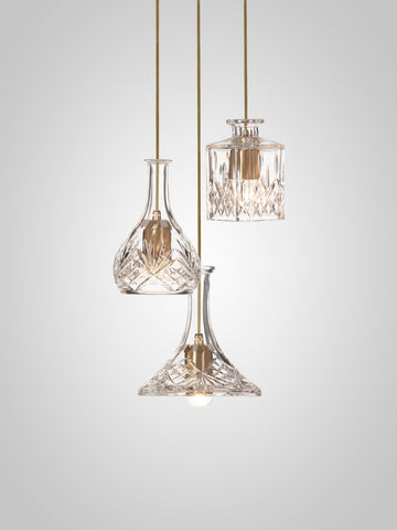 Decanterlight Chandelier 3 Piece