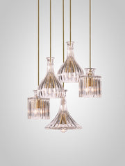 Decanterlight Chandelier 5 Piece