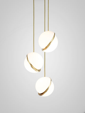 Mini Crescent Chandelier 3 Piece