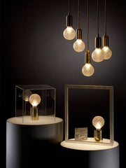 Crystal Bulb Chandelier 5 Piece