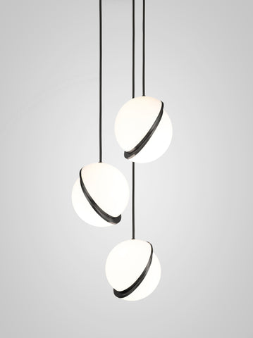 Mini Crescent Chandelier 3 Piece