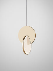 Eclipse Chandelier 3-Piece Gold